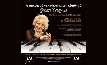 BAU Pera Sahne'de Gülsin Onay ile Dünya Piyanistler Günü Kutlaması!